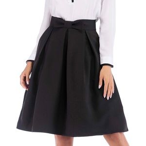 Pleated, vintage a-line skirt